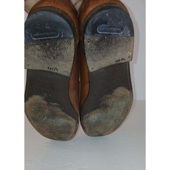 Santoni Brown Tassel Loafers Italy Mens 8 D - Picture 4 of 6